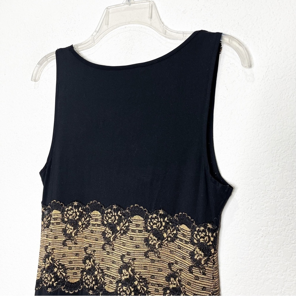 Soma Lace Maxi Long Sleeveless Dress Slip Lingerie Dainty Delicate - Picture 9 of 9